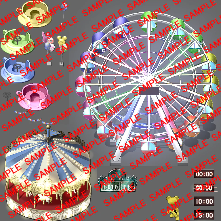 Amusement park! Tile set - Image 6