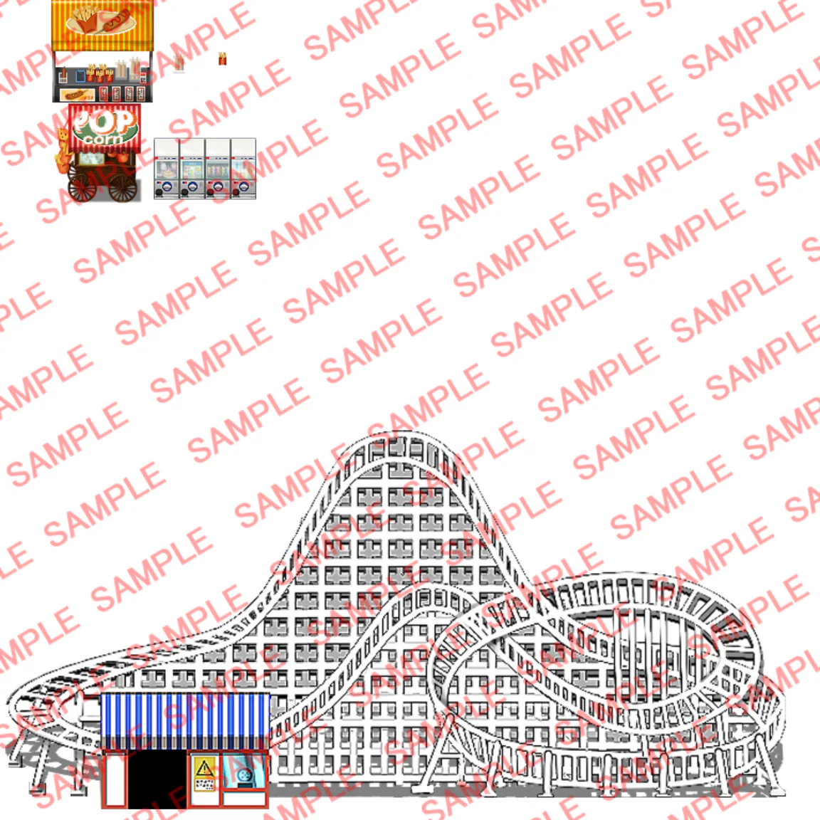 Amusement park! Tile set - Image 7