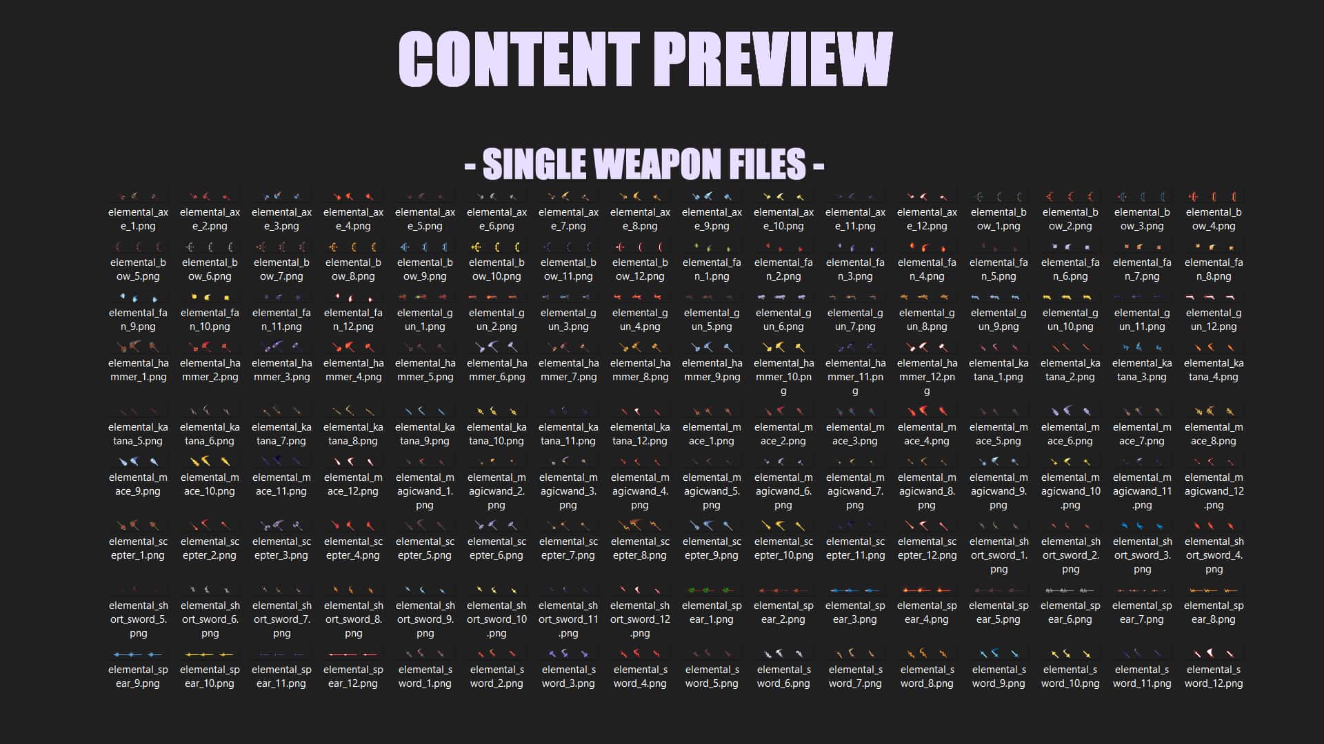 Elemental Weapons Pack - Image 3