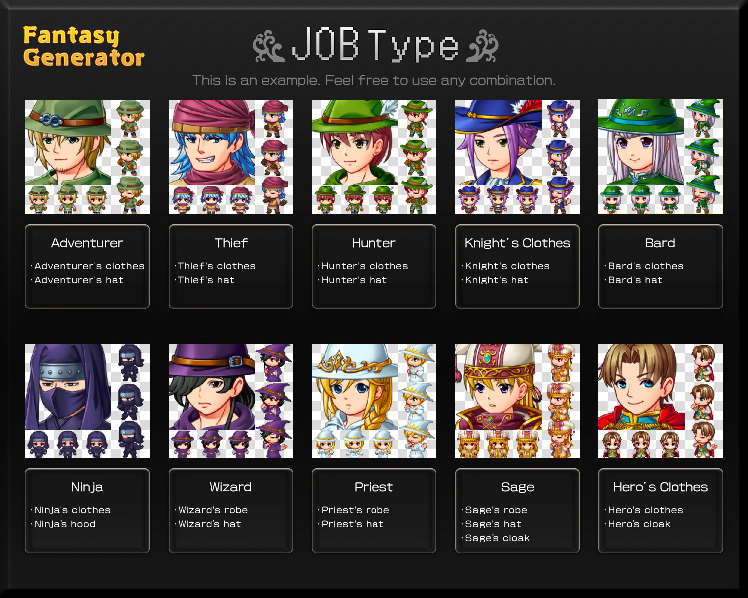 Fantasy Generator - Armor Parts Set - Image 2