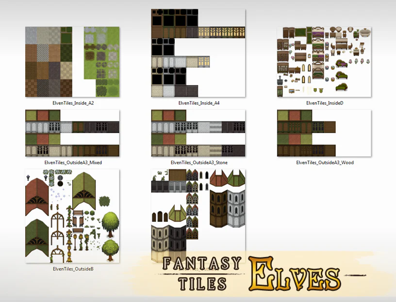 Fantasy Tiles - Elves - Image 2