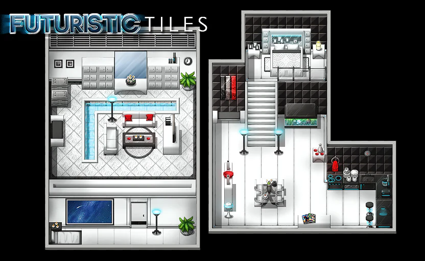 Futuristic Tiles Resource Pack - Image 4