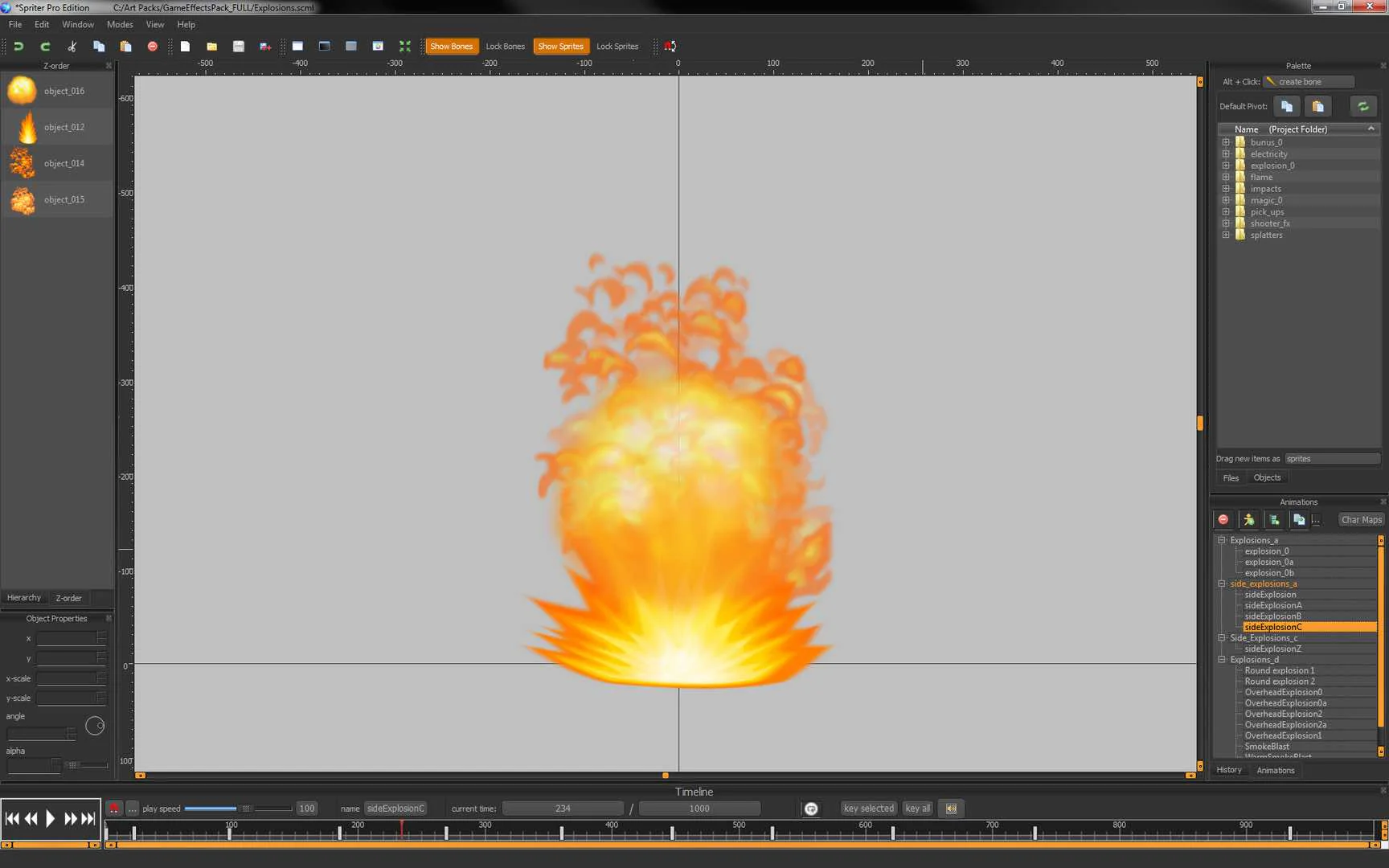 Spriter Pro DLC: Game Effects Animated Art Pack - Image 2
