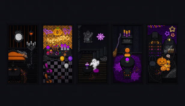 Gothic Blue Halloween Party - Image 4