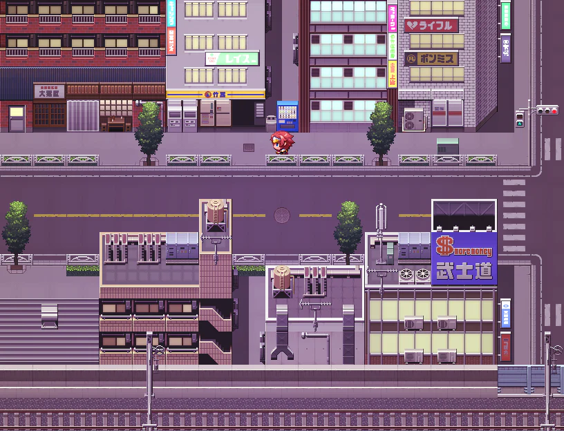Japanese Modern Cityscape Tileset - Image 3