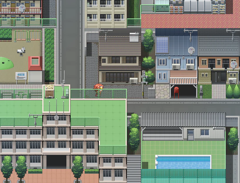 Japanese Modern Cityscape Tileset - Image 5