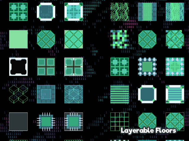 KR Cruising the Circuits Digital World Tileset - Image 8