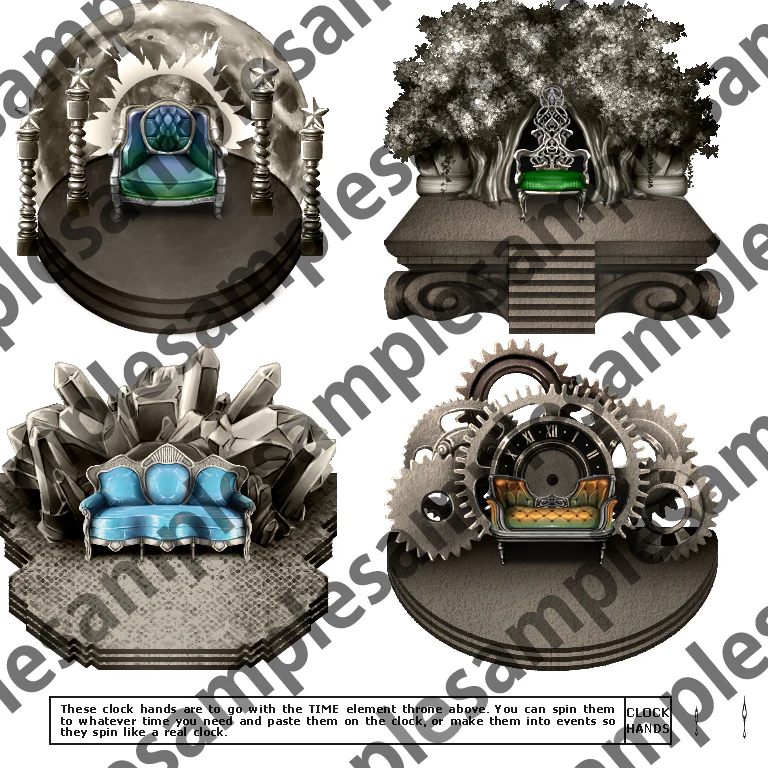 KR Elemental Dungeon Tileset - Celestial Flora Ice Time - Image 15