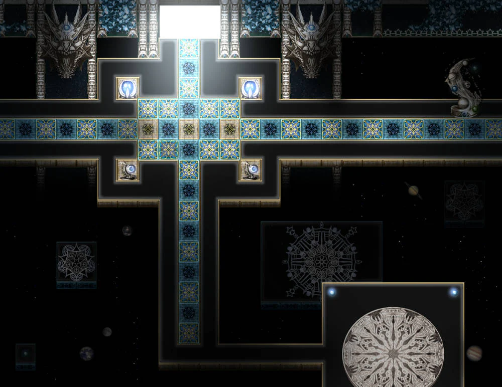 KR Elemental Dungeon Tileset - Celestial Flora Ice Time - Image 3