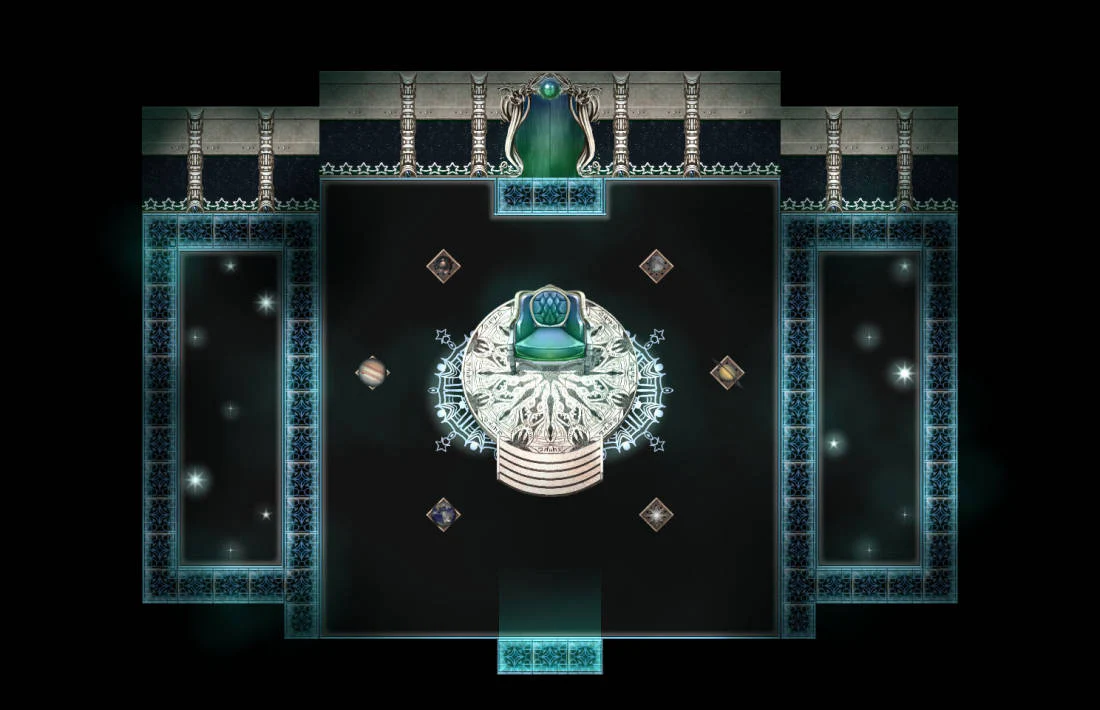 KR Elemental Dungeon Tileset - Celestial Flora Ice Time - Image 4