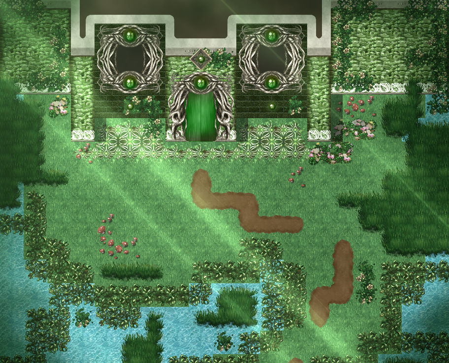 KR Elemental Dungeon Tileset - Celestial Flora Ice Time - Image 6