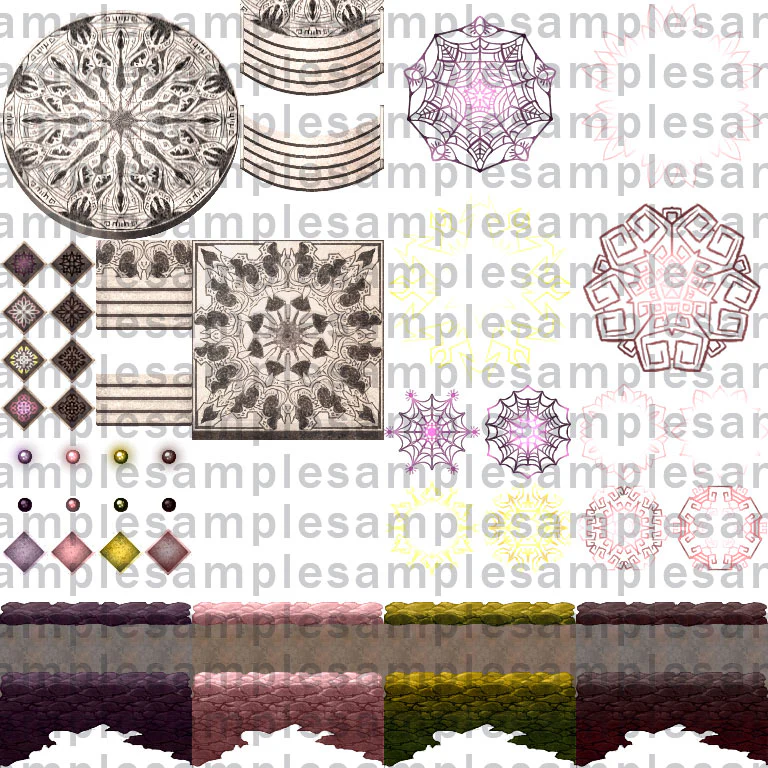 KR Elemental Dungeon Tileset - Dark Light Lightning Metal - Image 13