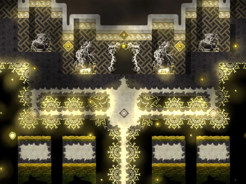 KR Elemental Dungeon Tileset - Dark Light Lightning Metal - Image 6
