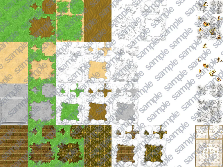 KR Elemental Dungeon Tileset - Fire Water Earth Wind - Image 10