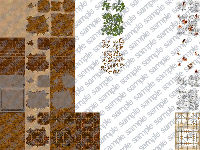 KR Elemental Dungeon Tileset - Fire Water Earth Wind - Image 13
