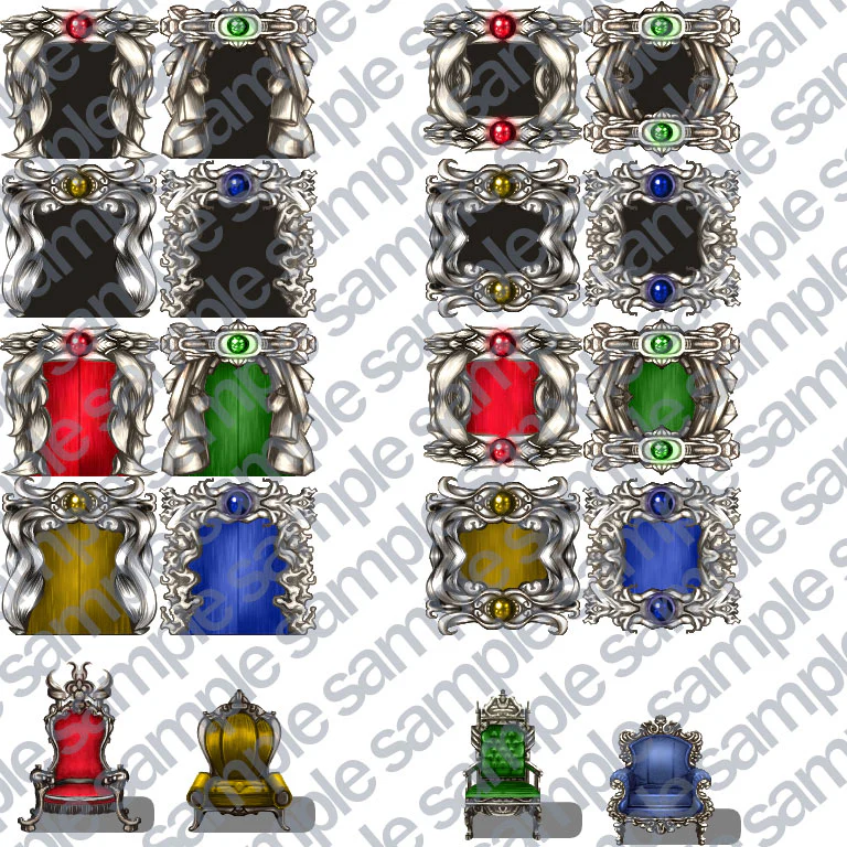 KR Elemental Dungeon Tileset - Fire Water Earth Wind - Image 9