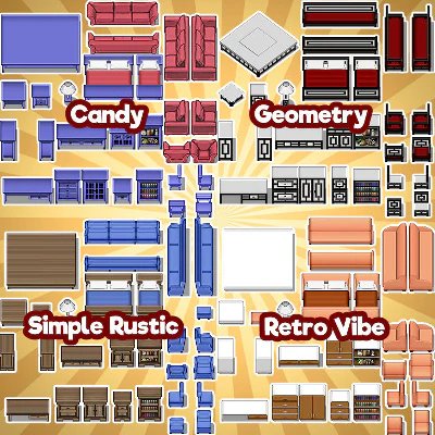 KR Furniture Store - Modern Suites Tileset - Image 3
