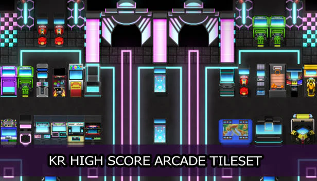 KR High Score Arcade Tileset