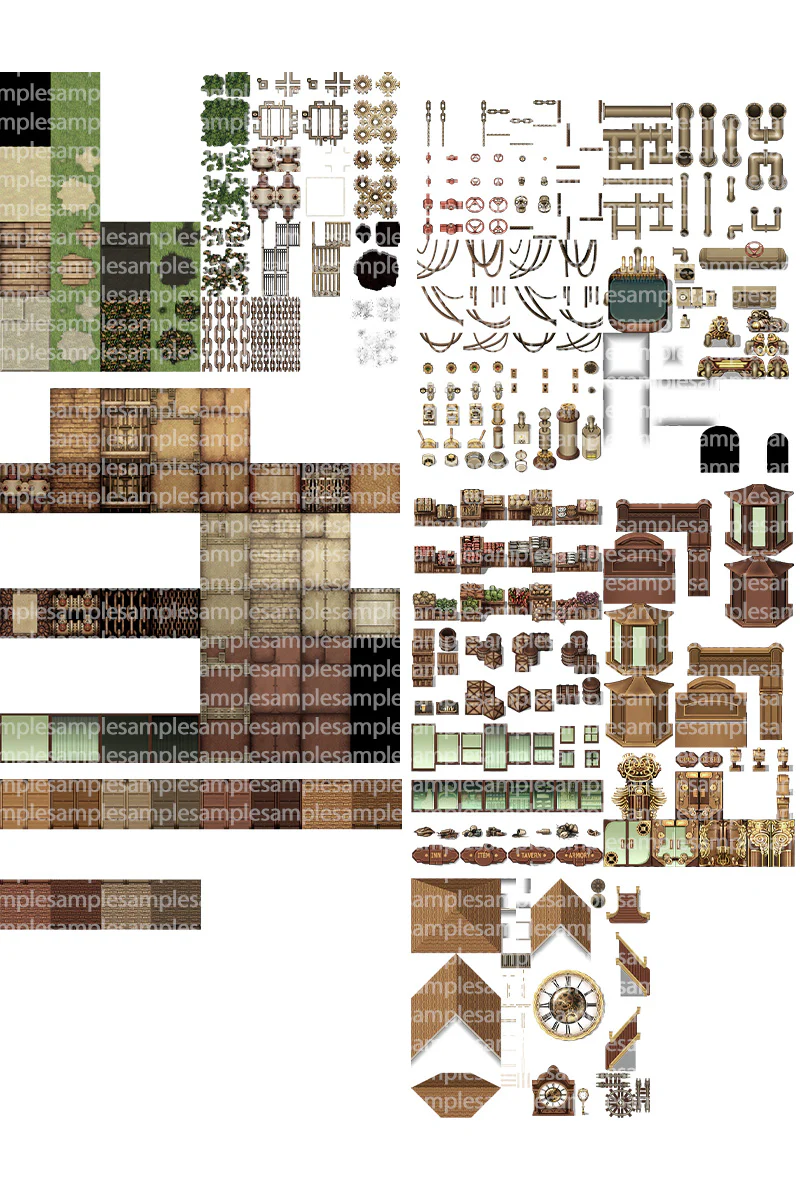 KR Steampunk Exterior Tileset - Image 8