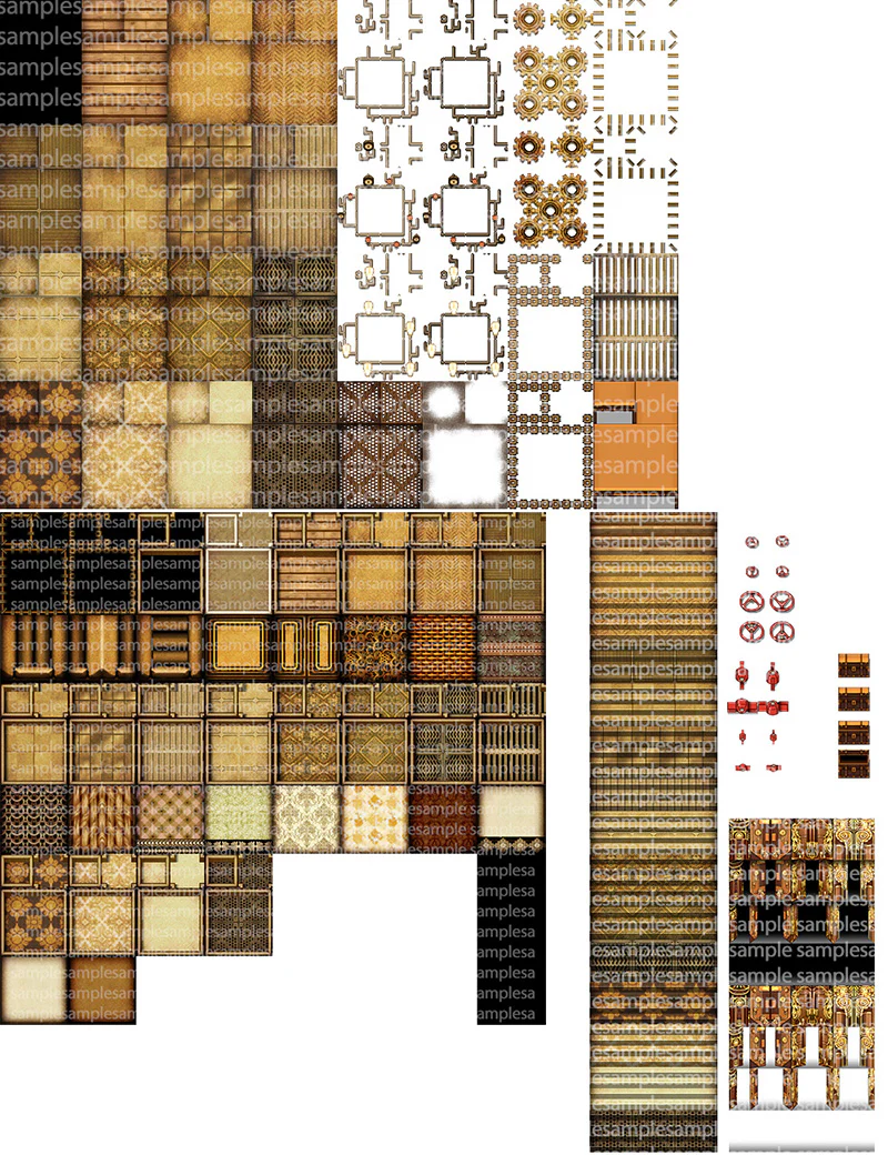 KR Steampunk Interior Tileset - Image 11