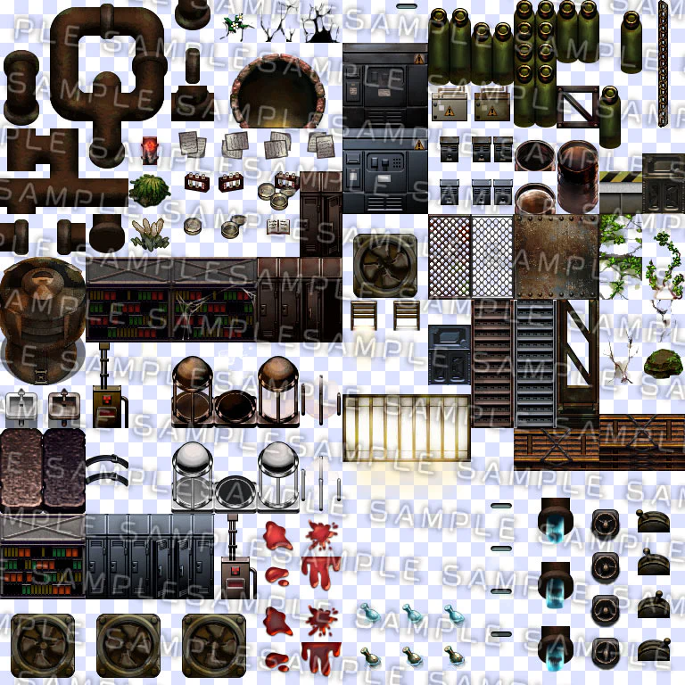 Krachware Cyberpunk Tileset Pack - Image 10
