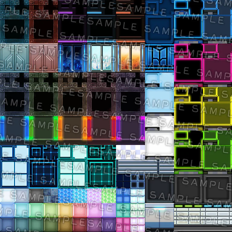 Krachware Cyberpunk Tileset Pack - Image 13