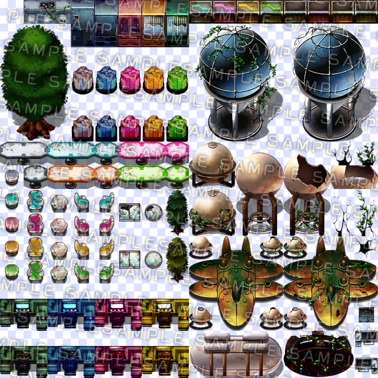 Krachware Cyberpunk Tileset Pack 2 - Image 9