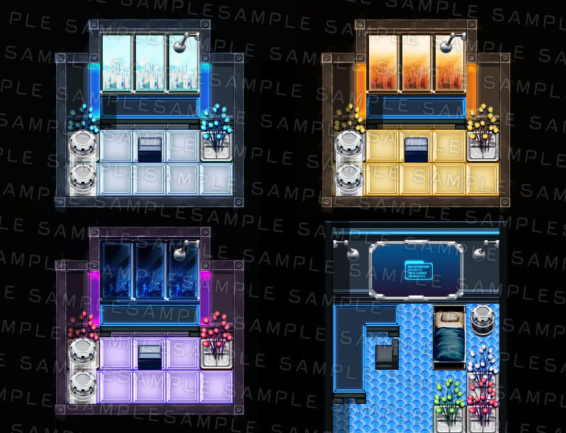 Krachware Cyberpunk Tileset Pack - Image 6