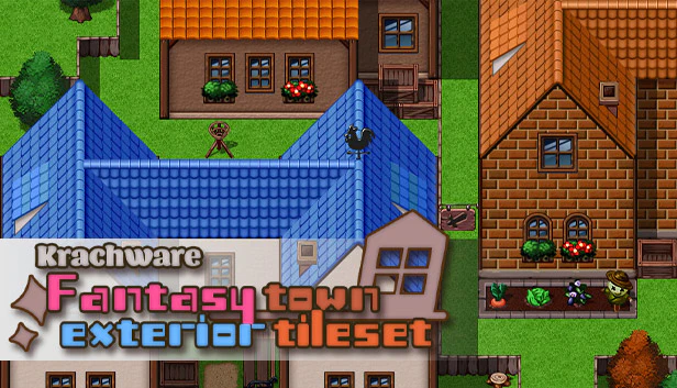 Krachware Fantasy Town Exterior Tileset