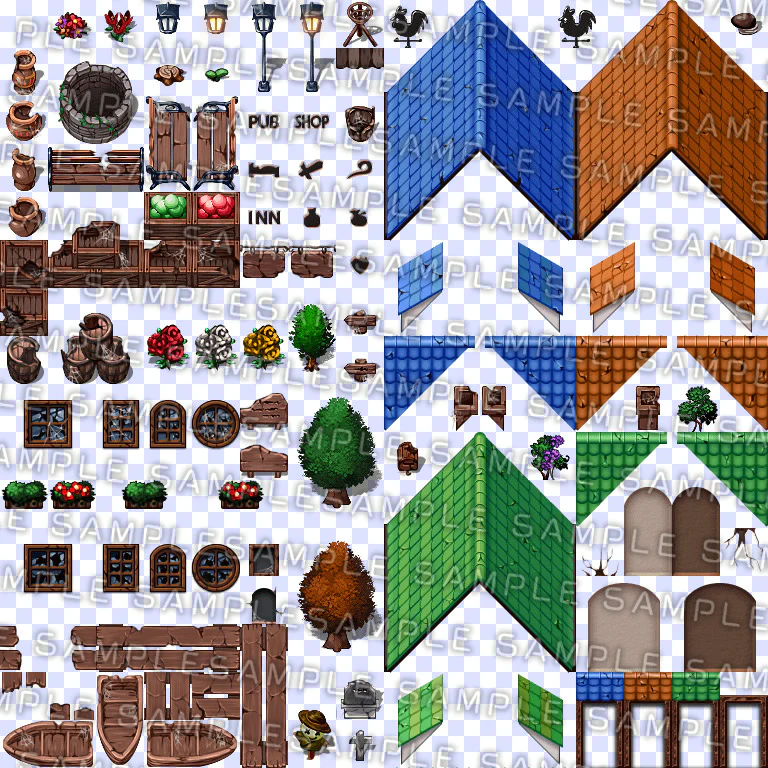 Krachware Fantasy Town Exterior Tileset - Image 10