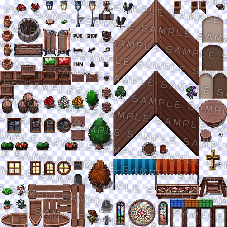 Krachware Fantasy Town Exterior Tileset - Image 11