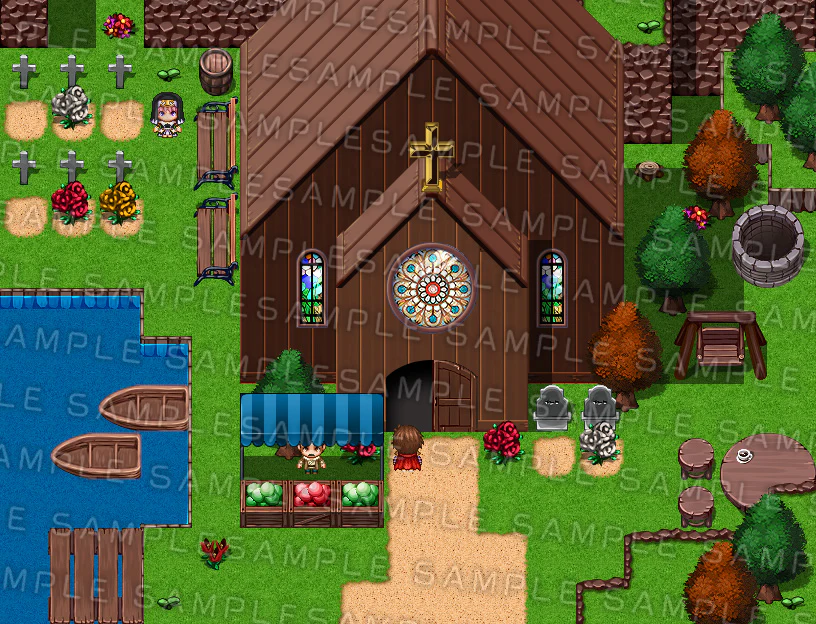 Krachware Fantasy Town Exterior Tileset - Image 2