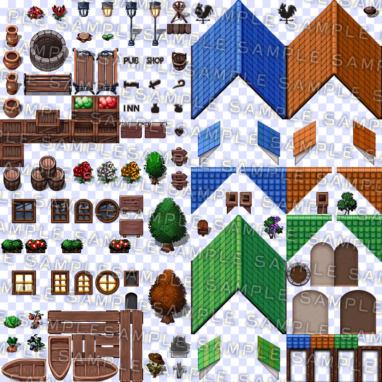 Krachware Fantasy Town Exterior Tileset - Image 9