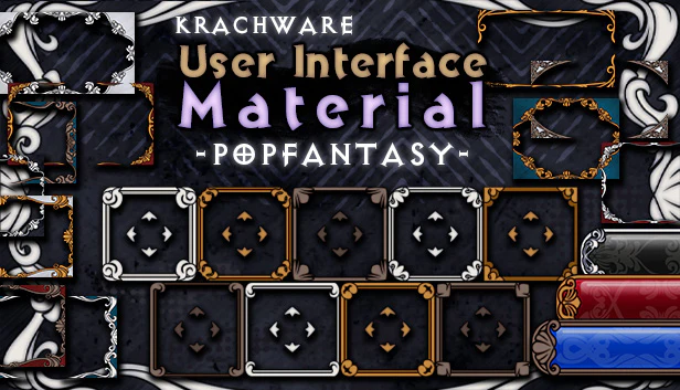 Krachware User Interface Material POPFANTASY