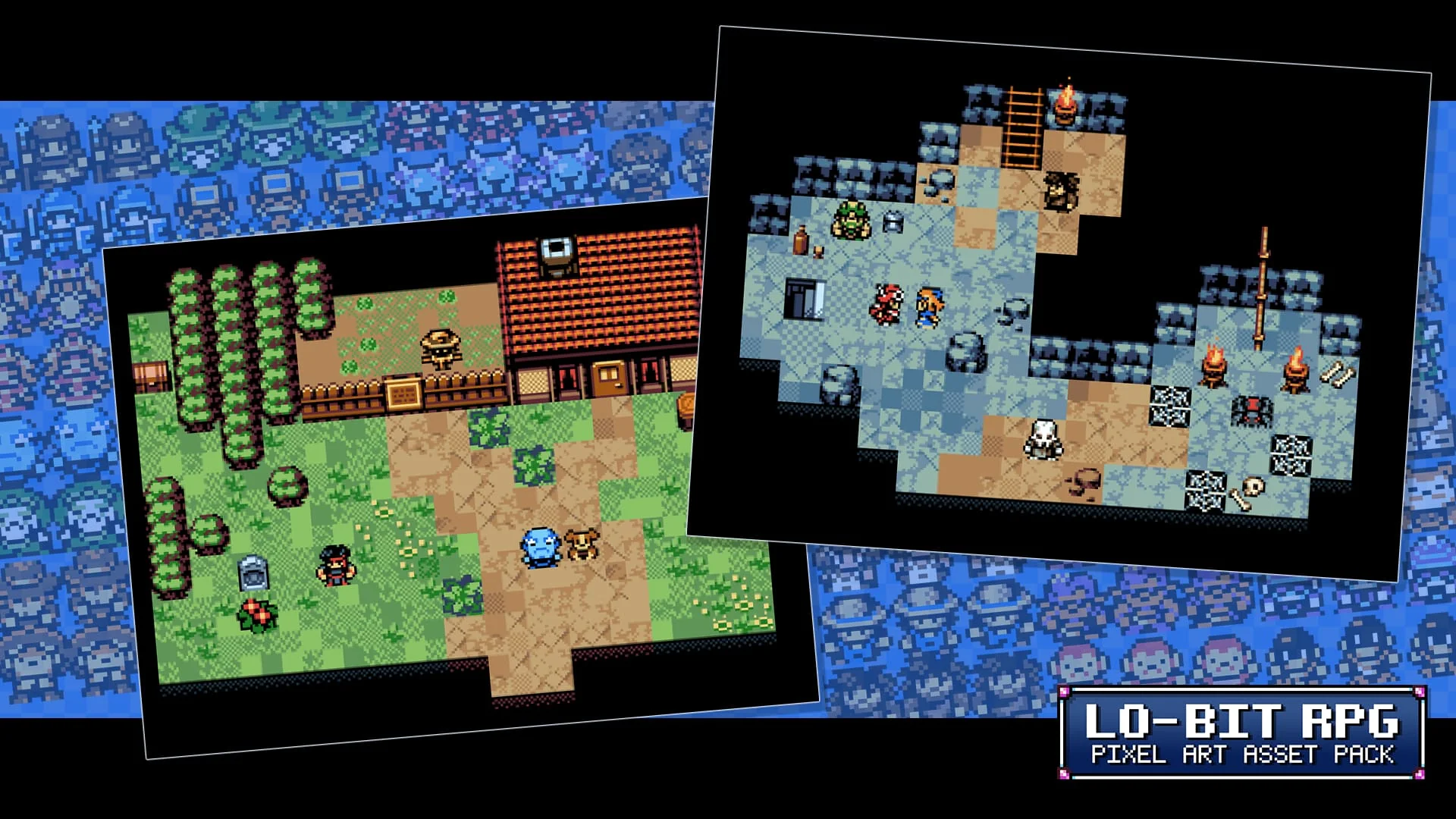 Lo-Bit RPG Pixel Art Asset Pack - Image 4