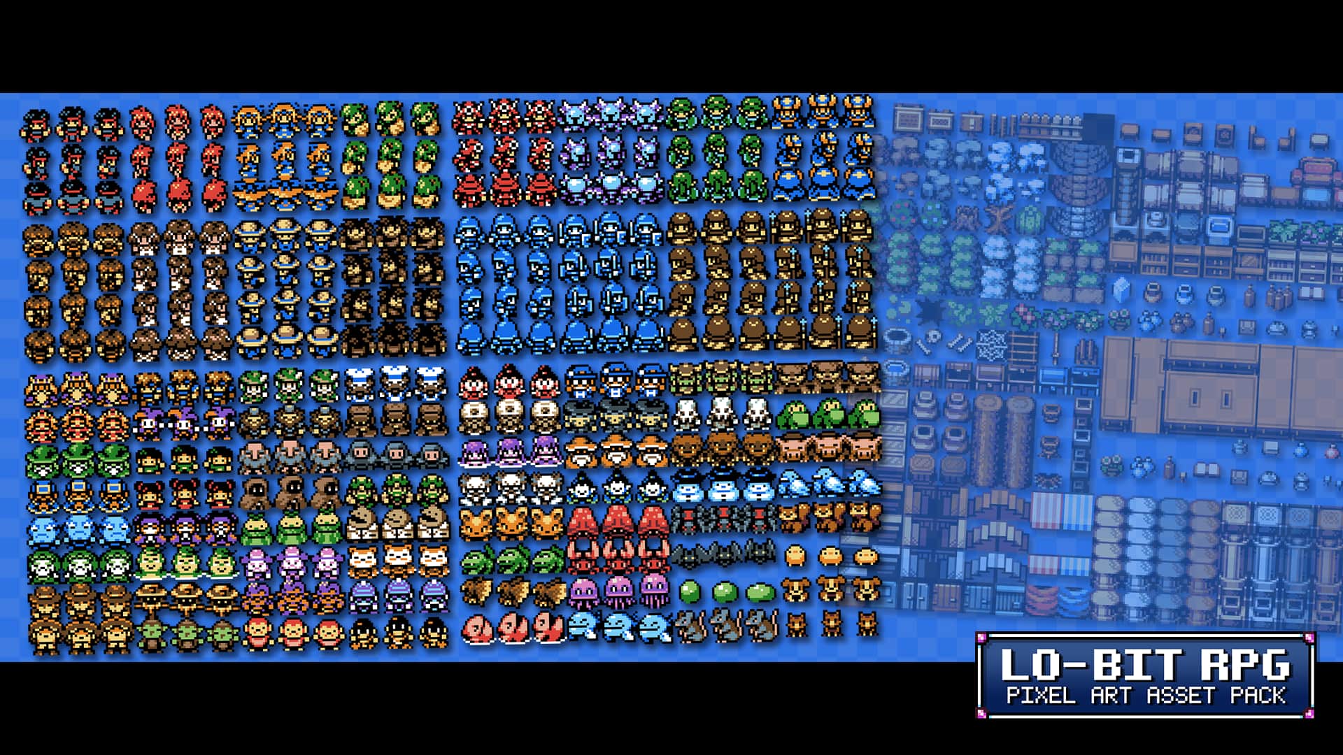 Lo-Bit RPG Pixel Art Asset Pack - Image 6
