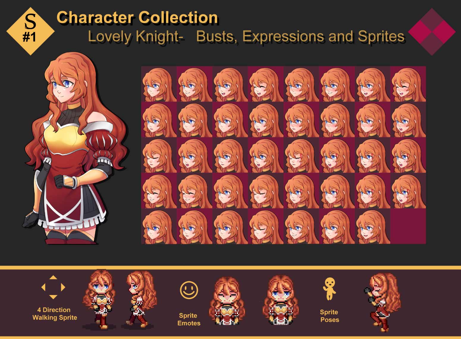 Lovely Knights Character Assets - Image 2