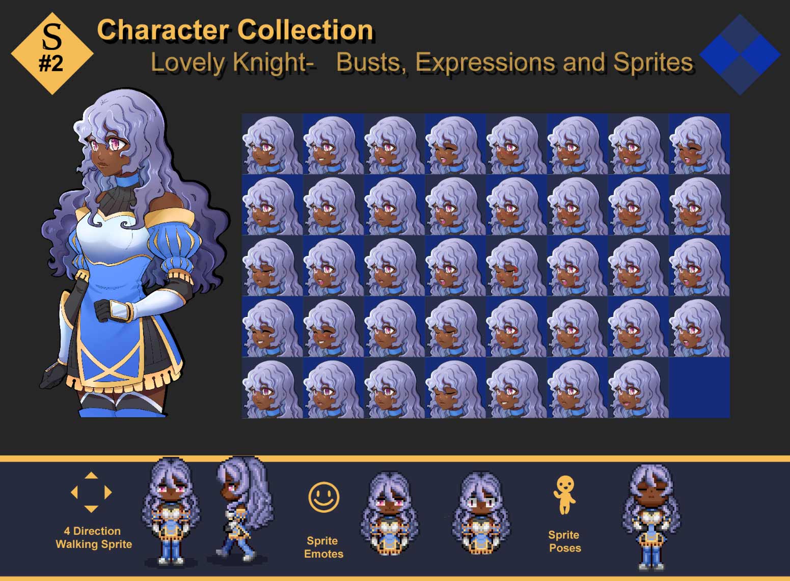 Lovely Knights Character Assets - Image 3