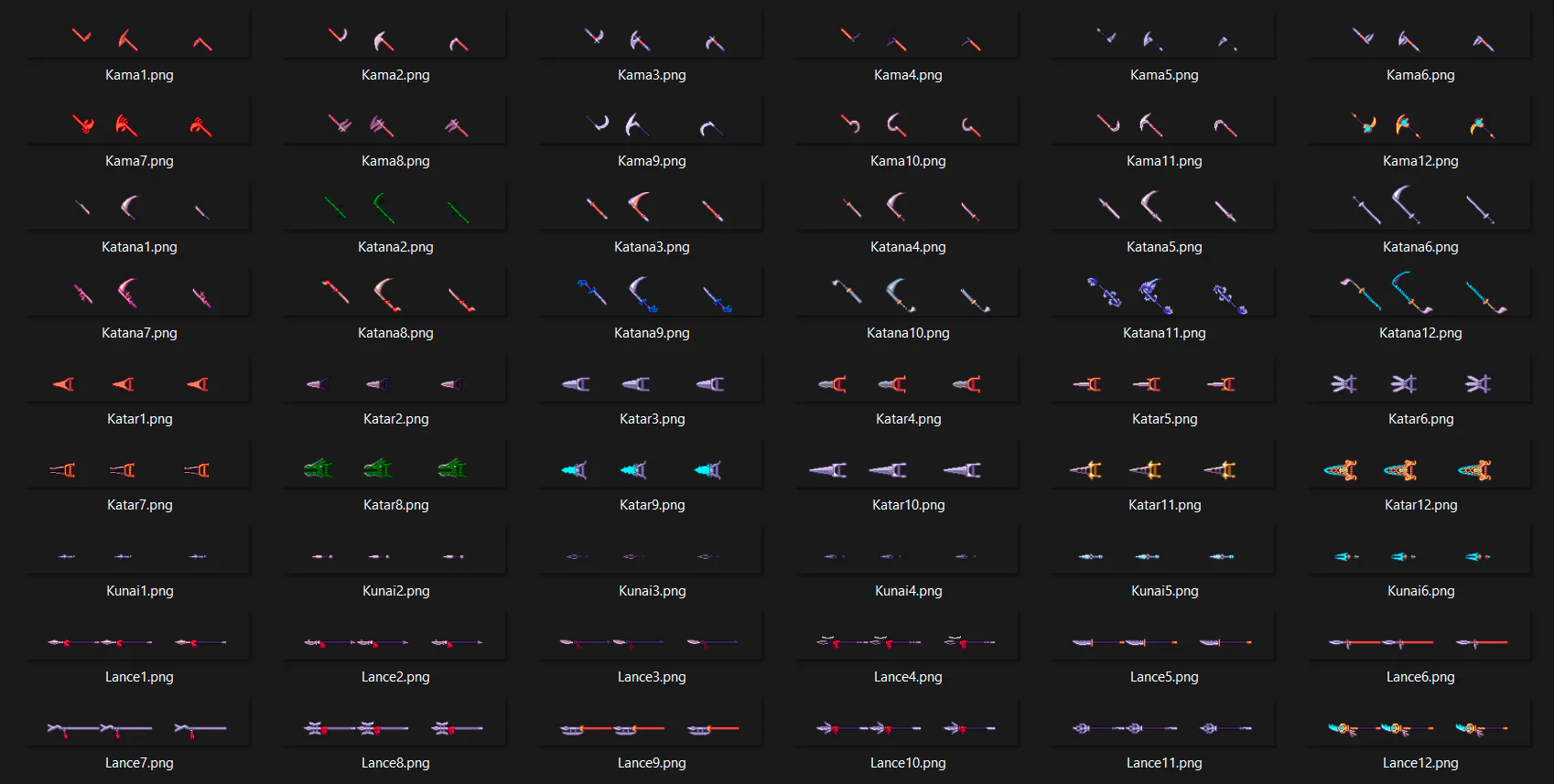 Medieval Asian Fantasy Weapons Pack - Image 3