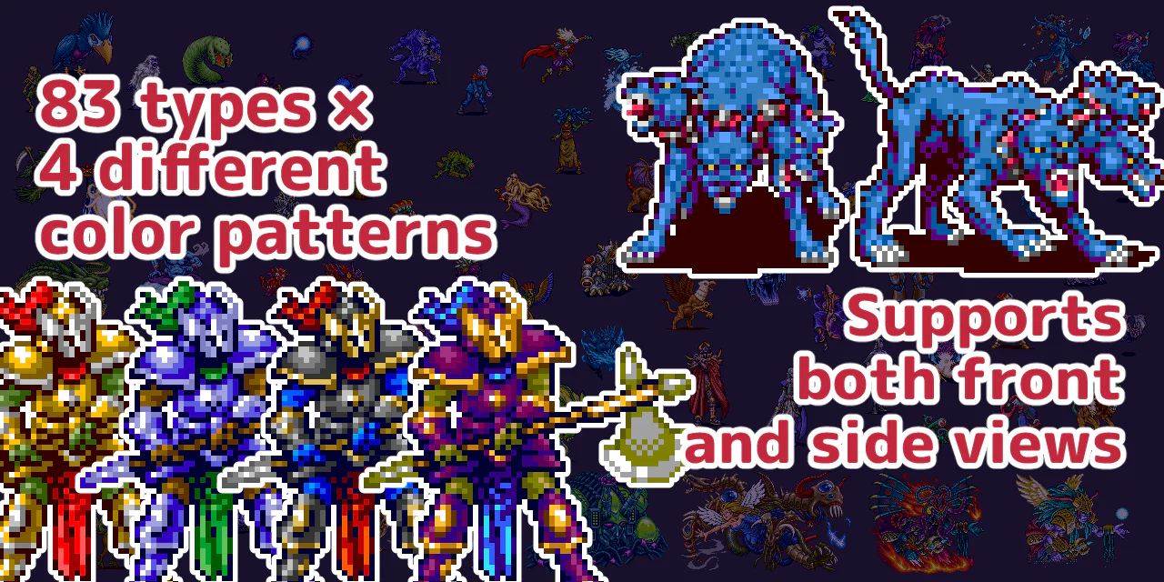MEGA FANTASY Pixel Monster Pack - Image 2