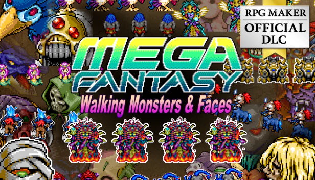 MEGA FANTASY Walking Monsters and Faces