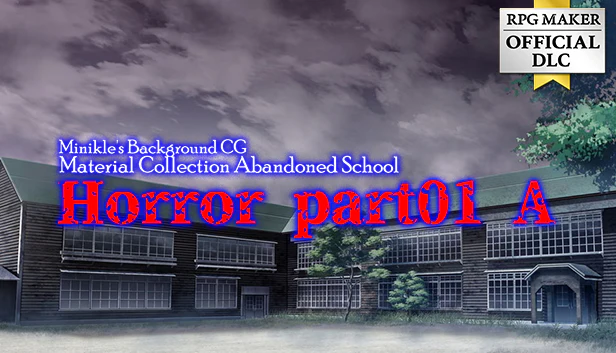 Minikle's Background CG Material Collection Abandoned School Horror part01 A