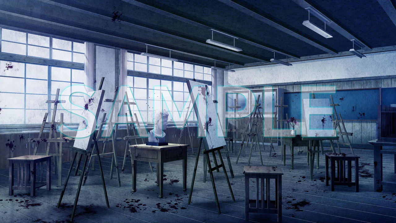 Minikle's Background CG Material Collection Abandoned School Horror part01 A - Image 4