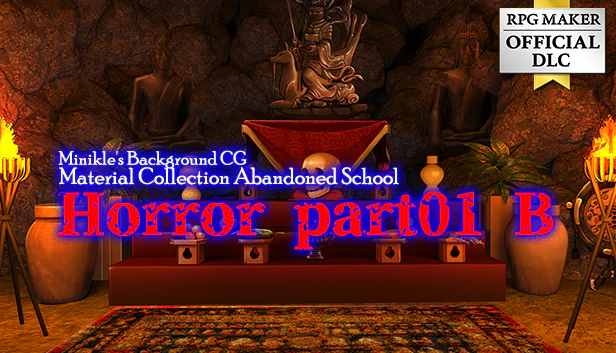 Minikle's Background CG Material Collection Abandoned School Horror part01 B