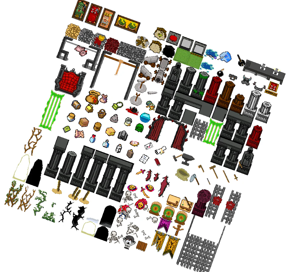 Pixel Pack 1 Characters - Faces - Tilesets - Image 6