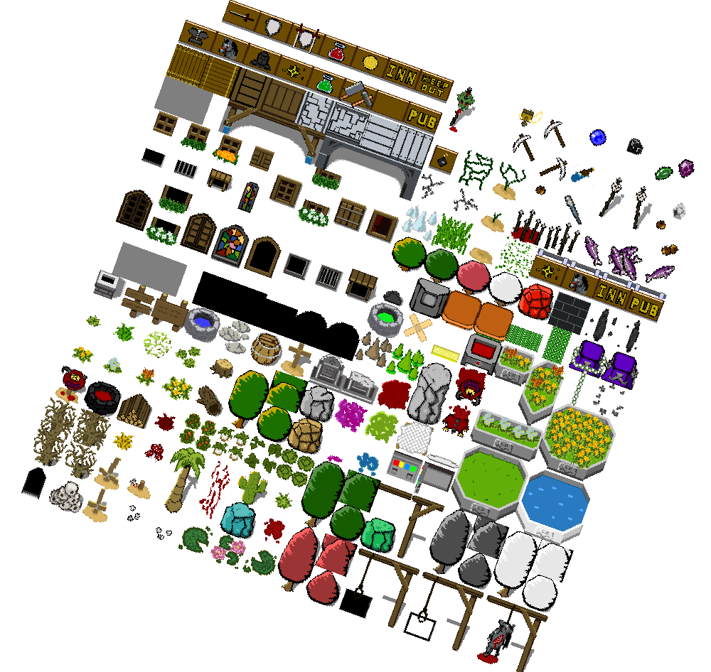 Pixel Pack 1 Characters - Faces - Tilesets - Image 8