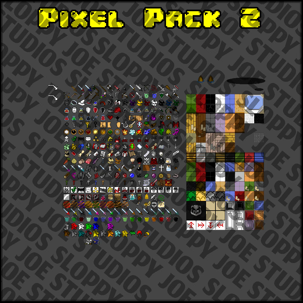 Pixel Pack 2 Characters - Faces - Sideview Enemies - Image 3