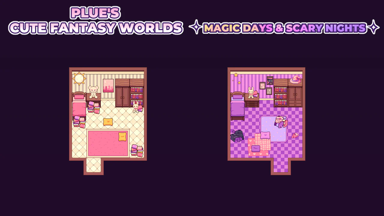 Plue's Cute Fantasy Worlds - Magic Days & Scary Nights - Image 3