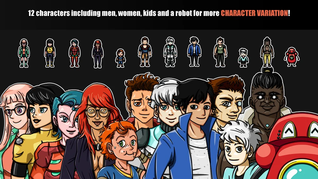 Rinobers Futuristic Characters - Image 6