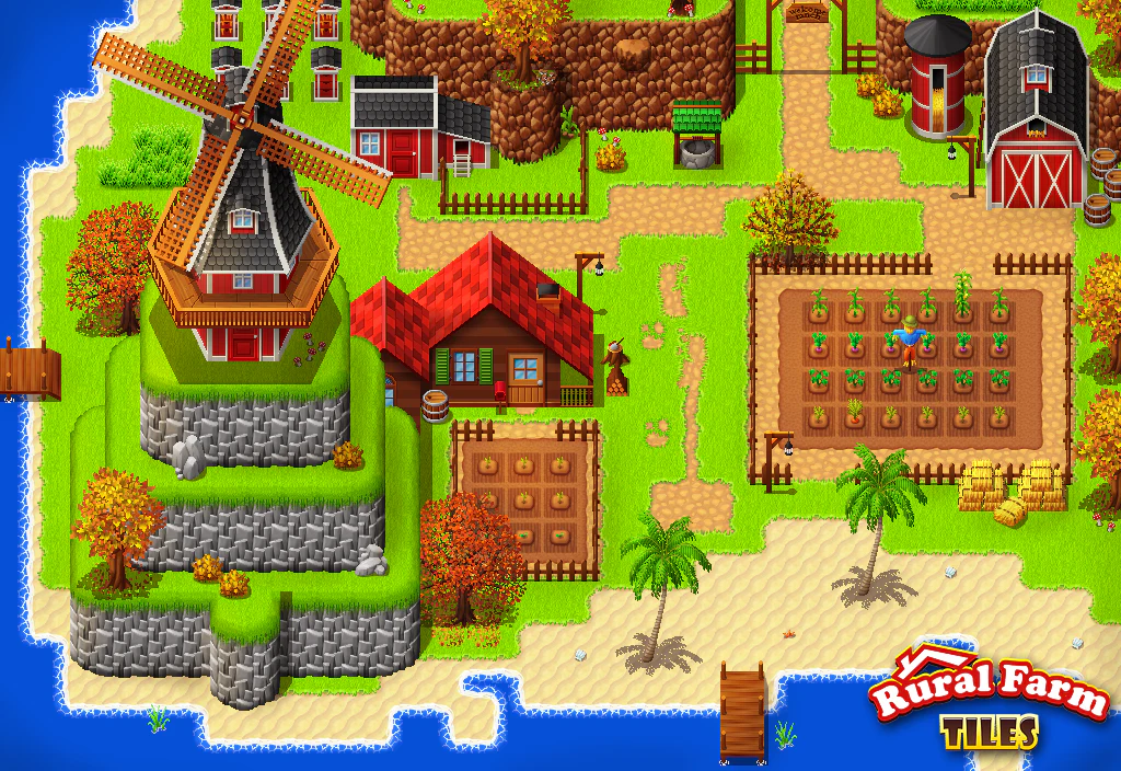 Rural Farm Tiles Resource Pack (Non-RM) - Image 2